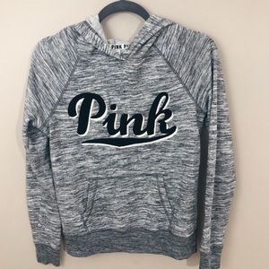 Victoria’s Secret PINK grey and black hoodie